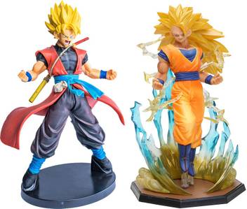 Imodish Dragon Ball Z Set Of 2 Pcs Goku Super Saiyan Figurearts