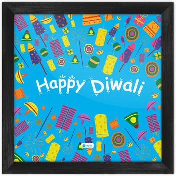 Diwali Special Item Festival Decorations Items Diwali Gifts For Family Wall Frames Poster With Frame S Psfswbk01sq10 Diw16146 Paper Print Decorative Posters In India Buy Art Film Design Movie Music Nature And Educational