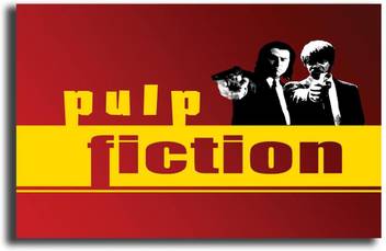 Pixelartz Pulp Fiction Poster 3d Poster Abstract Posters In