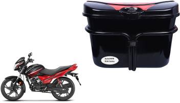 Autovhpr Dua Series Black Side Box For Hero Glamour Bike Luggage