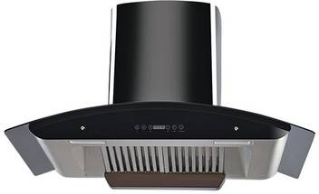 Sunflame Chimney Amaze 90 Dx Titanium Jet Black Finish 1100m3 Hr 90cm Auto Clean Wall Mounted Chimney Price In India Buy Sunflame Chimney Amaze 90 Dx Titanium Jet Black Finish 1100m3 Hr 90cm