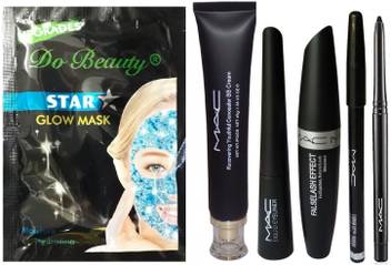 Do Beauty Star Glow Mask Mac Cream Eyeliner Mascara Eyebrow Pencil Kajal Kit Price In India Buy Do Beauty Star Glow Mask Mac Cream Eyeliner Mascara Eyebrow Pencil Kajal Kit Online At Flipkart Com