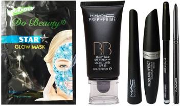 Do Beauty Star Glow Mask Mac Beauty Balm Eyeliner Mascara Eyebrow Pencil Kajal Kit Price In India Buy Do Beauty Star Glow Mask Mac Beauty Balm Eyeliner Mascara Eyebrow Pencil Kajal Kit Online At Flipkart Com