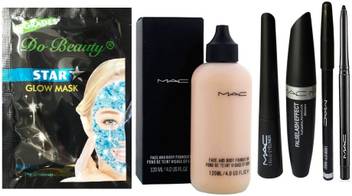 Do Beauty Star Glow Mask Foundation Eyeliner Mascara Eyebrow Pencil Kajal Kit Price In India Buy Do Beauty Star Glow Mask Foundation Eyeliner Mascara Eyebrow Pencil Kajal Kit Online At Flipkart Com