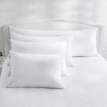 Happy Home Polyester Fibre Solid Sleeping Pillow Pack Of 1 Buy