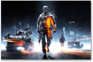 Wall Poster Battlefield 4 Hd Game Poster Paper Print