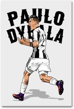Juventus Football Club Wall Poster Paulo Dybala Hd Quality