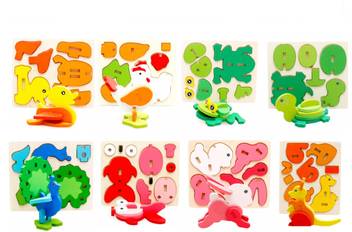 Flick In Early Age Montessori 3d Wooden Puzzles For Kids
