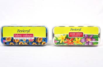 Flipkart Com Fevicryl Set Of Fabric Colours Sunflower Kits