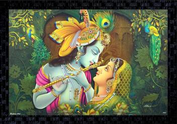 Janki God Radha Krishna Modern Art online Wall Paintings Photo Frame Canvas  14 inch x 20 inch Painting Price in India - Buy Janki God Radha Krishna  Modern Art online Wall Paintings