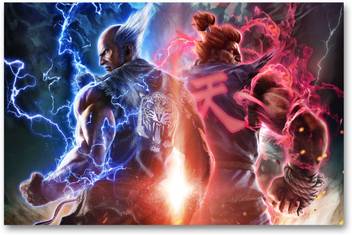 Wall Poster Tekken 7 Fated Retribution Heihachi Akuma Hd