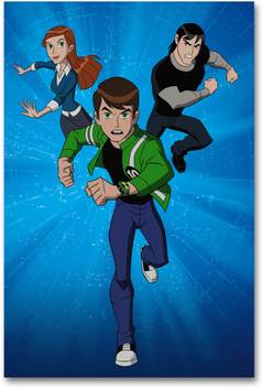 Wall Poster Ben 10 Ultimate Alien Bentennyson Gwen Tennyson Kevin Levin Children Cartoon Poster Hd Quality Wall Poster Paper Print Animation Cartoons Posters In