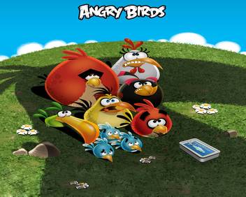 Athah Awesome Angry Birds Wall Poster 13 19 Inches Matte Finish