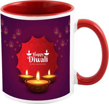 Alluprints Diwali Gifts Gifts For Diwali Prosperous Happy Diwali Design 46 Red Ceramic Mug Price In India Buy Alluprints Diwali Gifts Gifts For Diwali Prosperous Happy Diwali Design 46