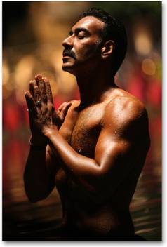 Bollywood Actors Wall Poster Ajay Devgan Singham Movie Hd