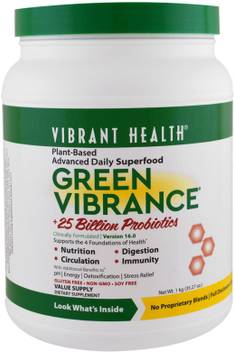 Vibrant Health Green Vibrance 25 Billion Probiotics Version 16 0 35 27 Oz 1 Kg Price In India Buy Vibrant Health Green Vibrance 25 Billion Probiotics Version 16 0 35 27 Oz 1 Kg Online At Flipkart Com