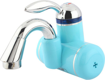 blue tap water