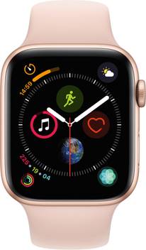 Apple Watch Series 4 Gps 44 Mm Gold Aluminium Case With Pink Sand Sport Band Price In India Buy Apple Watch Series 4 Gps 44 Mm Gold Aluminium Case With Pink