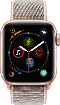 gold aluminium case pink sand sport loop