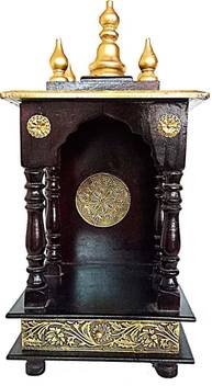 Artlivo Artlivo Uber Elegant Wooden Dome Temple Brown With Brass Pooja Acents Temple Mandir Decorative Wooden Temple Home Decor Temple For Home Solid Wood Home Temple Price In India Buy,Wall Hanging Easy Paper Crafts For Home Decoration