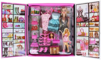 barbie doll & fashion accessories set