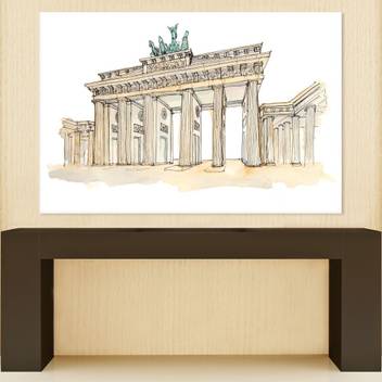 Inephos Unframed Canvas Painting Brandenburg Gate Berlin Illustration Art Wall Painting For Living Room Bedroom Office Hotels Drawing Room Canvas 24 Inch X 36 Inch Painting Price In India Buy Inephos Unframed Canvas Painting Brandenburg Gate Berlin Illustration Art Wall Painting For Living Room Bedroom Office Hotels Drawing Room Canvas 24 Inch X 36 Inch Painting Price In India Buy