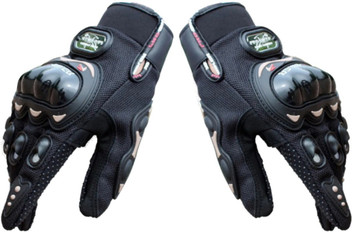 pro biker racing equipment gloves