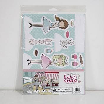 Mini Lou Kate And Anna Paper Doll Craft Set
