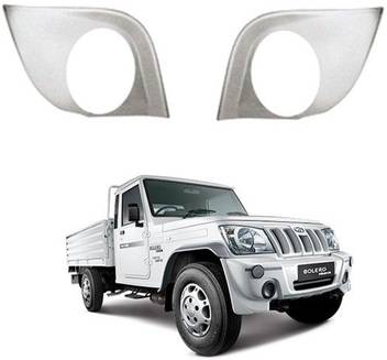 Carsaaz K6081 Fog Lamp Chrome Rim Chrome Mahindra Bolero Front