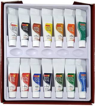 Flipkart Com Camlin Kokuyo Artist 40ml Acrylic Color Shade 12 Shades Multicolor Acrylic paints dry darker than what they look like when wet. camlin kokuyo artist 40ml acrylic color shade 12 shades multicolor