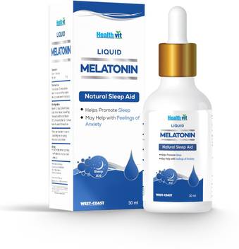 Healthvit Melatonin Liquid Drops 30ml 100 Natural Sleep Aid Reduce Anxiety Price In India Buy Healthvit Melatonin Liquid Drops 30ml 100 Natural Sleep Aid Reduce Anxiety Online At Flipkart Com