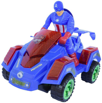 captain america power wheels with sidecar