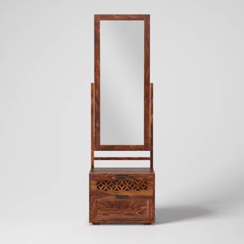 Flipkart Perfect Homes Purewood Mango Dressing Table Price In