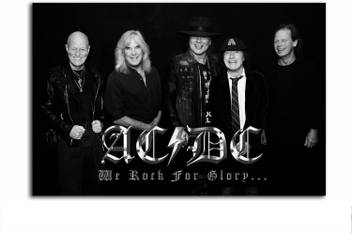 Ac Dc Music Poster The Band Large Size Poster Hd Quality Music Poster 36 Inches X 24 Inches 92 Cms X 61 Cms Fine Art Print