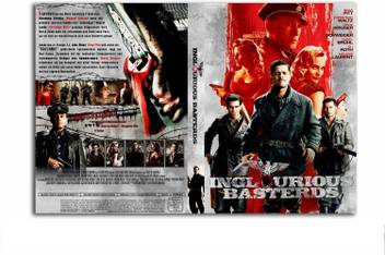 Hollywood Movie Poster Inglourious Basterds Brad Pitt Large Size Poster Hd Quality 36 Inches X 24 Inches 92 Cms X 61 Cms Fine Art Print Movies