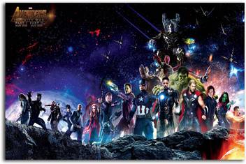 Superheroes Poster Avengers Infinity War Get Ready To War Large Size Poster Hd Quality 36 Inches