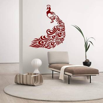 Creative Hub Small Peacock Wall Sticker Decal In - Creative Wall Decals India Creative Hub Small Peacock Wall Sticker Decal In - Creative Wall Decals India