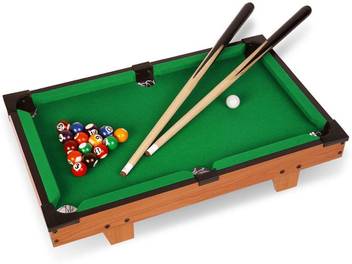 Iris Mini Tabletop Pool Table Billiard Game Set W Cues Balls 69 Cm L X 26 5 Cm W X 21 5 Cm H Party Fun Games Board Game Mini Tabletop Pool Table Billiard Game