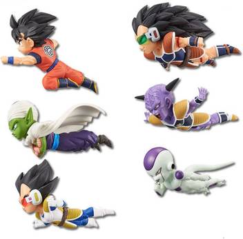 Imodish Dbz Dragon Ball Z Flying Series Set Of 6 Pcs Son Goku Gohan Frieza Raditz Piccolo Vegeta Captain Ginyu Force Pvc Figures Collectible Model Dbz Dragon Ball Z Flying Series