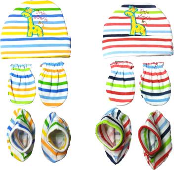 Triple B New Born Baby Mittens And Booties Cap Set 0 3 Months Buy Baby Care Combo In India Flipkart Com