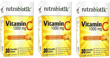 Nutrabiotik Vitamin C 1000mg 30 Chewable Orange Flavoured Tablets Buy 1 Get 2 Free Price In India Buy Nutrabiotik Vitamin C 1000mg 30 Chewable Orange Flavoured Tablets Buy 1 Get 2 Free Online At Flipkart Com