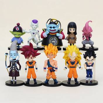 Imodish Dbz Dragon Ball Z 10 Pcs Set Super Saiyan Son Goku Gohan
