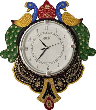 Ajanta Analog 35 56 Cm X 30 48 Cm Wall Clock Price In India Buy Ajanta Analog 35 56 Cm X 30 48 Cm Wall Clock Online At Flipkart Com