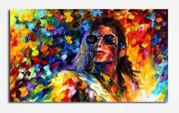Pixelartz Canvas Painting Michael Jackson Modern Art 23 X 13 Without Frame Digital Reprint 13 Inch X 23 Inch Painting Price In India Buy Pixelartz Canvas Painting