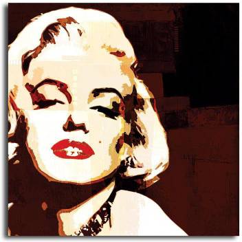 Pixelartz Canvas Painting Marilyn Monroe Painting Without