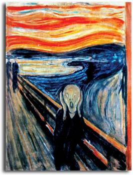 Pixelartz Canvas Painting The Scream Edvard Munch Without