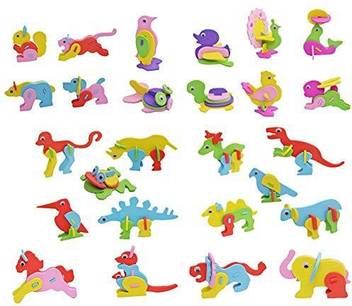 Genrc 3d Foam Craft Sticker Puzzle Educational Preschool Eva Foam Educational Toys Diy Gifts Early Learning Art Craft Painting Sticke 3d Foam Craft Sticker Puzzle Educational Preschool Eva Foam Educational Toys Diy