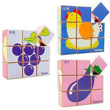 wooden cube puzzle toddler