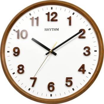 Rhythm Analog 33 1 Cm X 4 4 Cm Wall Clock Price In India Buy Rhythm Analog 33 1 Cm X 4 4 Cm Wall Clock Online At Flipkart Com
