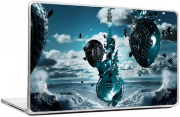 Hd Arts Super 3d Guitar Eco Vinyl Laptop Decal 15 6 Price In India